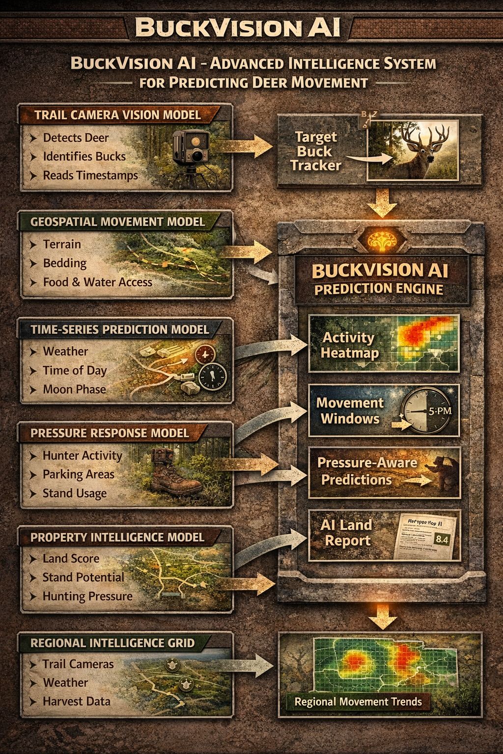 BuckVision AI architecture visual