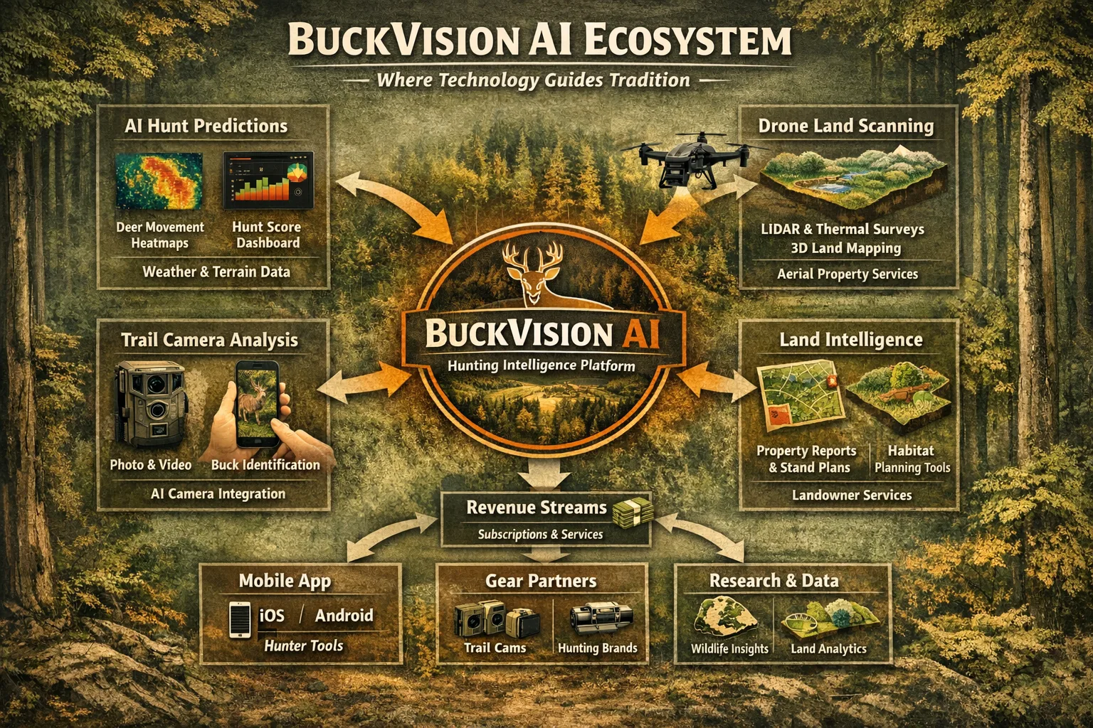 BuckVisionAI ecosystem infographic